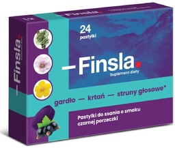 Polski Lek Finsla do ssania na gardło -