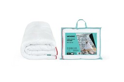 Wendre Kołdra Gotland 160x200 biała zimowa mikrofibra czerwona
