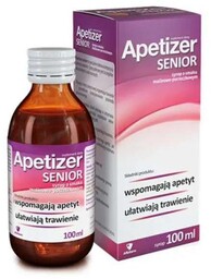 APETIZER SENIOR Syrop malinowo-porzeczkowy - 100 ml ->