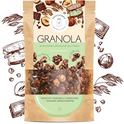 Orzechownia Granola orzechy laskowz czekolad, 320g