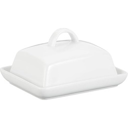 axentia 811175 Maselniczka Porcelanowa Biała