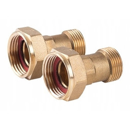 2x Śrubunek Półśrub. Mosiężny Do Wodomierza 5/4''