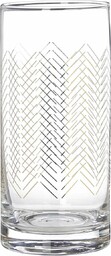 Premier Housewares okulary jazzowe highball, złoty, 7 x