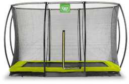 Trampolina naziemna Silhouette 214x305cm z siatką zabezpieczającą zielona