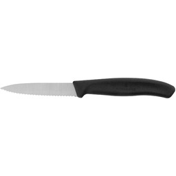 Nóż do jarzyn Victorinox 6.7633 ząbkowany czarny (6.7633)