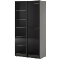 Szafa przeszklona SANDBOX 101 cm Szary Szkło Antisol