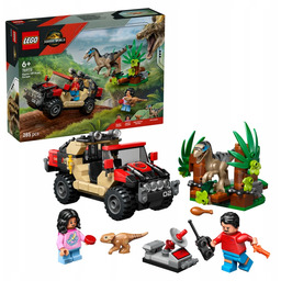 Lego Ucieczka terenówką przed raptorem 76972