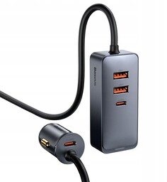 Ładowarka samochodowa Baseus Share Together 2xUSB 2xUSB-C 120W
