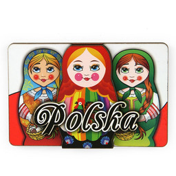 Magnes MDF Polska Matrioszki