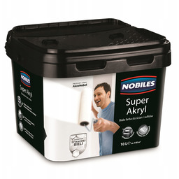 Nobiles Farba Akrylowa Akryl Mat Biała 10L