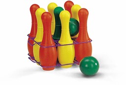 Rolly Toys Zestaw kręgli (9-częściowy zestaw kręgli