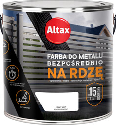 Farba do metalu ALTAX 2,5 l biały mat