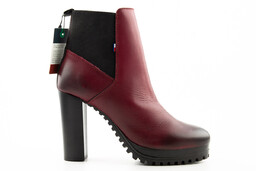 Buty damskie Tommy Hilfiger Essential Cleated skórzane-40
