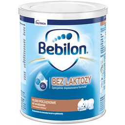 BEBILON Bez laktozy Mleko początkowe od urodzenia, 400g