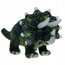 Barwne Prehistoryczne Zoo: Maskotka dinozaur Triceratops 34cm (93287)
