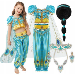 Strój Przebranie Jasmina Dżasmina Arabska Dubajska Księżniczka 110