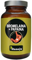 Suplement diety, Hanoju Bromelaina + Papaina 500 Mg