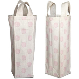 Bonamaison Bawełniana torba na wino z nadrukiem cyfrowym,