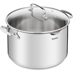 Garnek ze stali nierdzewnej z pokrywką Tefal Duetto+