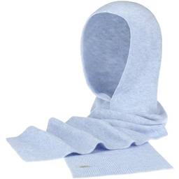 Szal z Kapturem Alova Soft by Seeberger, jasnoniebieski,
