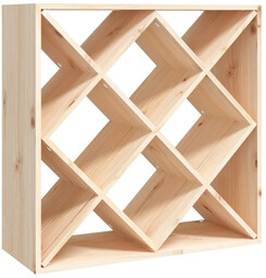 Elior Klasyczny regał na wino z drewna sosnowego