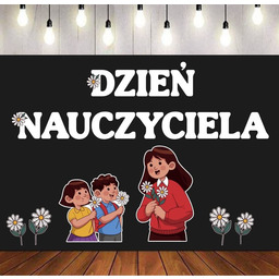 Dzień Nauczyciela- zestaw dekoracji do gazetek szkolnych