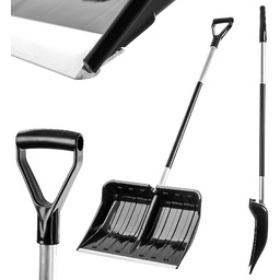 Łopata do śniegu 55 cm czarna