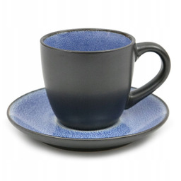 Serwis Do Kawy Herbaty Niebieski Czarny II Gat