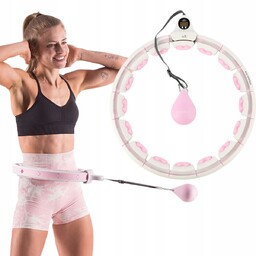Hula Hop z Obciążeniem Licznikiem Odchudzające z Wypustkami