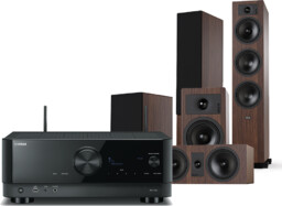 Yamaha RX-V4A (czarny) + Tesi 6 + 2