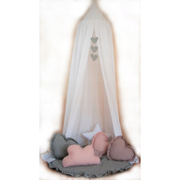 Baldachim wiszący Nad Łóżeczko tipi namiot biały