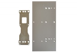 Płytka A121 z tuleją pod tandem samozamykaczy Assa