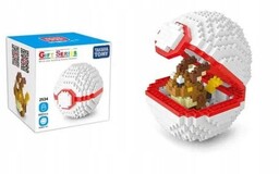 Pokemon Klocki Eevee Pokeball BOX Premier Ball Pokemony