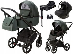 Wózek Adamex Nola Fotelik Cosmo I-size Baza Isofix