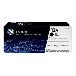 Tonery Oryginalne Hp 12A (Q2612AD) (Czarne) (dwupak) Black