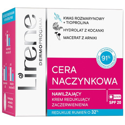 Cera Naczynkowa nawilżający krem redukujący zaczerwienienia na dzień