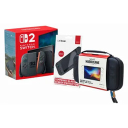 Nintendo Switch 2 Joy-Con Czarny + Szkło Trust