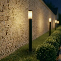 Lampa podłogowa Lindby Statius, antracyt/opal, żelazo, 100 cm