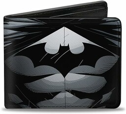 Klamra w dół męski dwustronny portfel Batman dwustronny,