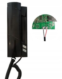 Unifon 2 Żyłowy Proel PC-512/B Cyfrowy Domofon Słuchawka