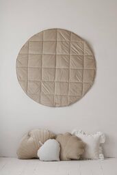 Mata welwetowa dla dzieci "Delikatny beż"