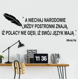 Naklejka na ścianę: Polacy nie gęsi