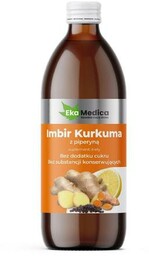 EkaMedica IMBIR kurkuma z piperyną, 500ml