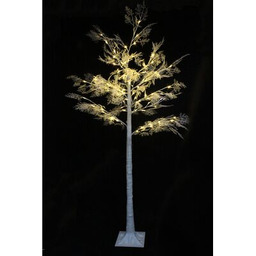 Drzewko 136 LED zimne białe światło 220 cm