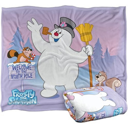 FROSTY THE SNOWMAN Silky Touch super miękki koc