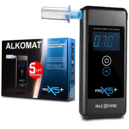 Alcofind Alkomat Pro x-5+ 5 lat gwarancji, 24mc
