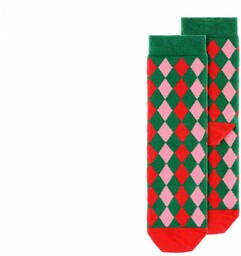 Skarpetki świąteczne Romby - rozmiar 27-30 1 szt