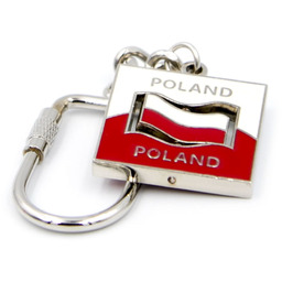 Brelok obrotowy flaga Polski