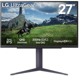 Monitor LG 27" UltraGear 27GS85Q-B Nano IPS QHD