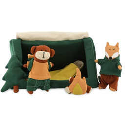 All Animals Camping Puppet World Duży
